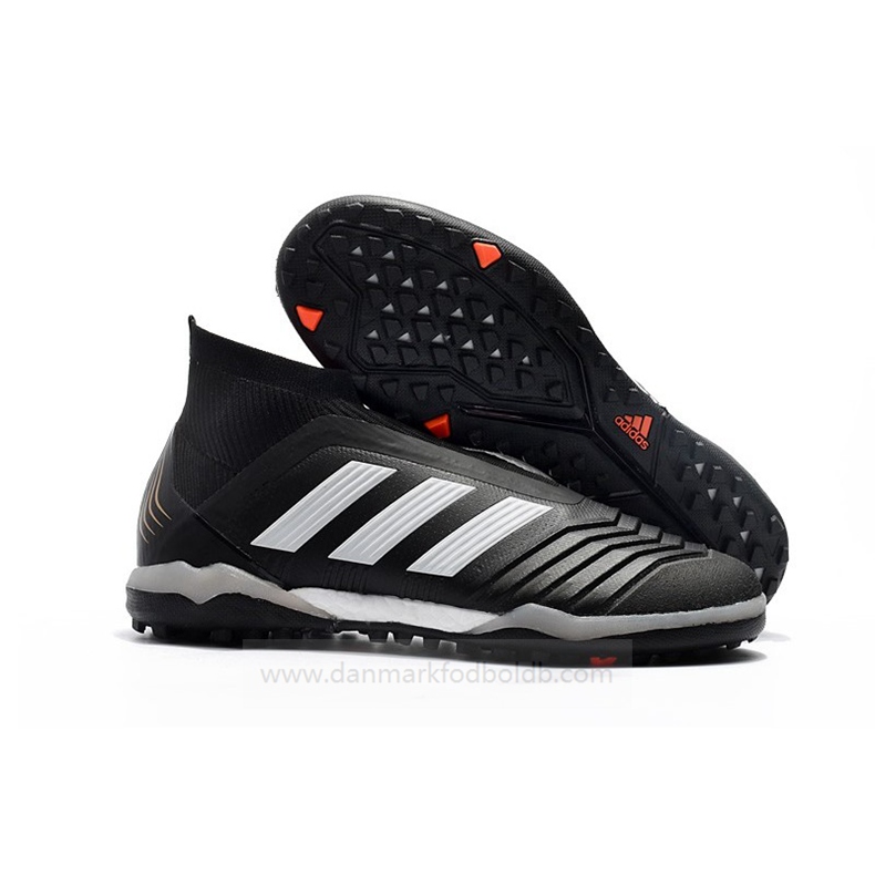 Adidas Predator Tango 18+ Turf Fodboldstøvler Herre – Sort Hvid